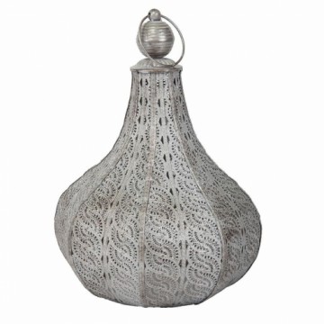 Candleholder Alexandra House Living Silver Metal Glass 31 x 44 x 31 cm