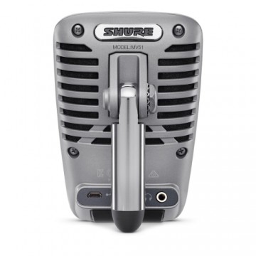 Shure MOTIV MV51 Grey Digital camcorder microphone