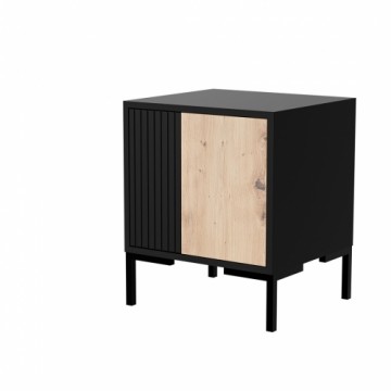 Cama Meble Cama Bedside table 2pc MERCI 44x40x52.5 black/oak artisan