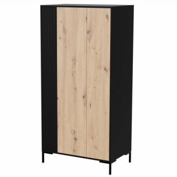 Cama Meble Cama MERCI wardrobe 90 x 55 x 184 cm black/oak artisan