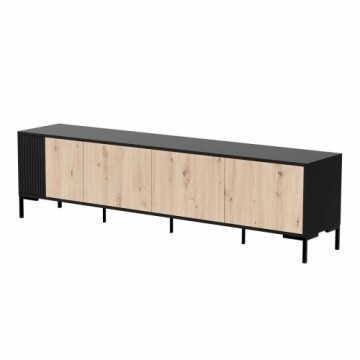 Cama Meble Cama MERCI RTV cabinet 200 x 40 x 54 cm black/oak artisan