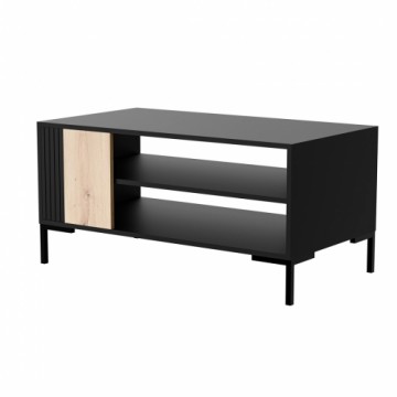 Cama Meble Cama MERCI coffee/lawn table 100 x 55 x 49 cm black/oak artisan