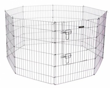 KERBL Run, large 8-piece modular playpen for dogs, cats, rabbits and rodents - 57x78 cm