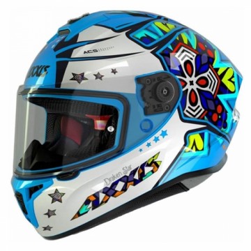 Axxis Helmets, S.a. Draken STAR (XS) C17 FluorBlueMat ķivere