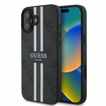 Guess GUHMP16MP4RPSK iPhone 16 Plus 6.7" czarny|black hardcase 4G Printed Stripes MagSafe