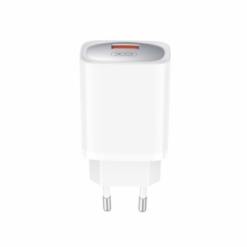 XO wall charger CE19 QC 18W 1x USB white