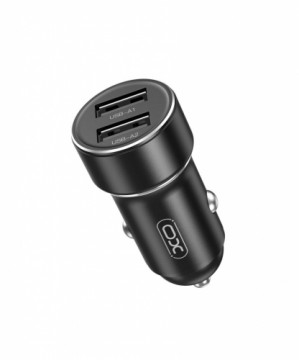 XO car charger CC53 12W 2x USB black