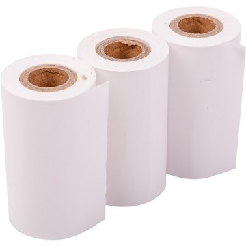 Hismart Thermal Paper for Thermal Label Printer, D30mm x 52mm, 3 rolls