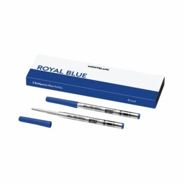 Refill for ballpoint pen Montblanc ROYAL BLUE - REFILLS  BALL PEN - BROAD - 2 PCS Blue 2 Units