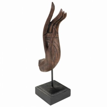 Decorative Figure Alexandra House Living Brown Black Metal Polyresin Hand 12 x 43 x 17 cm