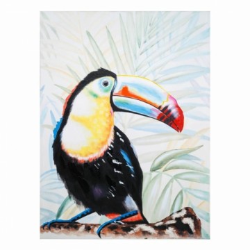 Glezna Alexandra House Living Toucan Audekls Egles koksne 120 x 3 x 90 cm