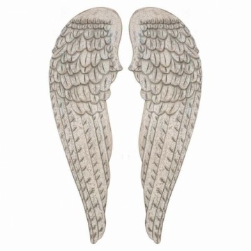 Set of Figures Alexandra House Living White MDF Wood Wings 4 x 103 x 32 cm