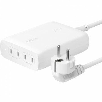 BELKIN WALL CHARGER 4X PORT USB-C GAN 200W, WHITE