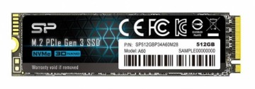 SSD Silicon Power Ace A60 512GB PCIe Gen 3x4 bulk