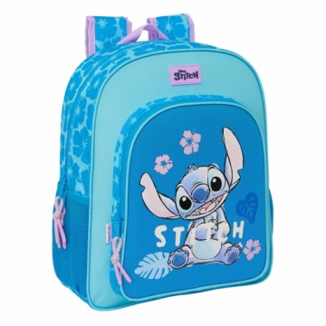 Skolas soma Lilo & Stitch Hawaii Zils 32 x 38 x 12 cm