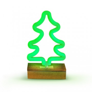 Neon Wood Stand LED TREE green FLNW03 Forever Light