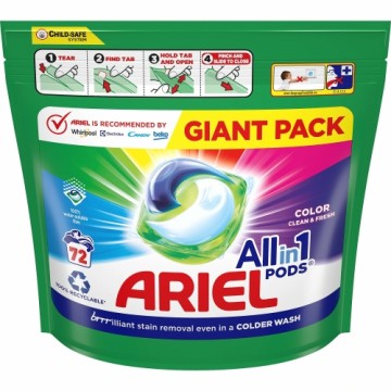 ARIEL Color All in 1 PODS  72pc