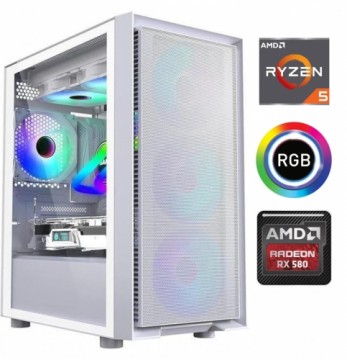 Mdata Gaming Ryzen 5 5500 32GB 256GB SSD 1TB HDD RX 580 Windows 11