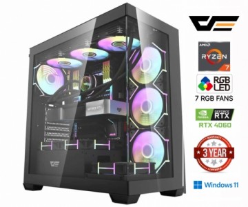 Mdata Gaming Ryzen 7 7800X3D 32GB 512GB SSD 2TB HDD RTX 4060 NoOs