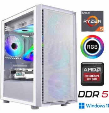 Mdata Gaming Ryzen 5 8500G 64GB 1TB SSD NVME 2TB HDD RX 580 8GB Windows 11