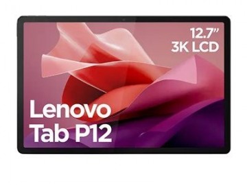 Lenovo   Tab P12 TB370FU Touch 12.7 3K MediaTek Dimensity 7050/8GB/256GB/Integrated Arm Mali-G68/Android 13/Grey/FP/2Y Warranty