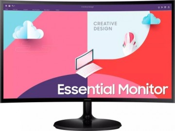 LCD Monitor|SAMSUNG|LS24C362EAUXEN|24"|Curved|Panel VA|1920x1080|16:9|75 Hz|Matte|4 ms|Colour Black|LS24C362EAUXEN