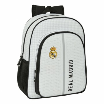 Skolas soma Real Madrid C.F. 24/25 Balts Pelēks 32 x 38 x 12 cm