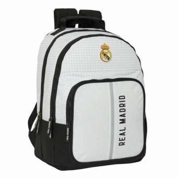 Школьный рюкзак Real Madrid C.F. 24/25 Белый Серый 32 x 42 x 16 cm