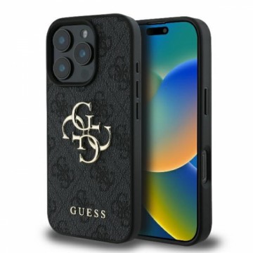 Guess GUHCP16X4GMGGR iPhone 16 Pro Max 6.9" czarny|black hardcase 4G Big Logo