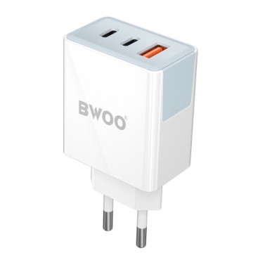 BWOO 40W wall charger CDA133 2 x USB-C ,1 x USB-A