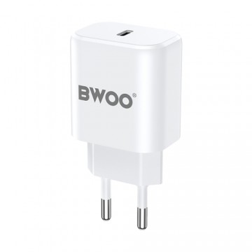 BWOO 20W ABS+PC wall charger BO-CDA105 USB-C