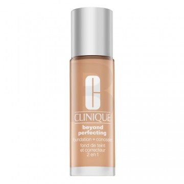 Clinique Beyond Perfecting Foundation & Concealer šķidrais grims vienotam un mirdzošam sejas tonim 08 Linen 30 ml