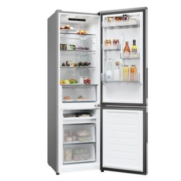 Candy Refrigerator | CNCQ2T518EX | Energy efficiency class E | Free standing | Combi | Height 182.5 cm | No Frost system | Fridge net capacity 197 L | Freezer net capacity 82 L | 38 dB | Stainless Steel