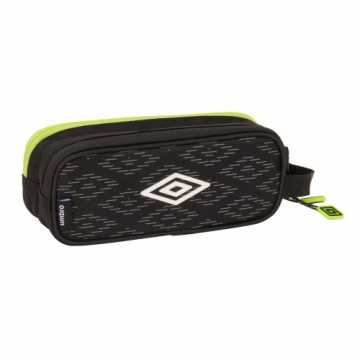 Divkāršs futrālis Umbro Lima Melns 21 x 8 x 6 cm