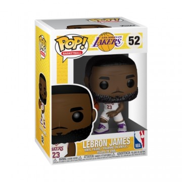 FUNKO POP! Vinyl: Фигурка: NBA:Lakers - Lebron James (White Uniform)