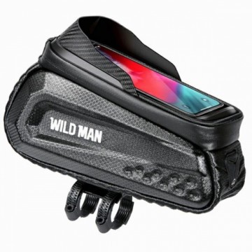 Etui|uchwyt rowerowy WILDMAN L E10S sakwa na ramę czarna|black