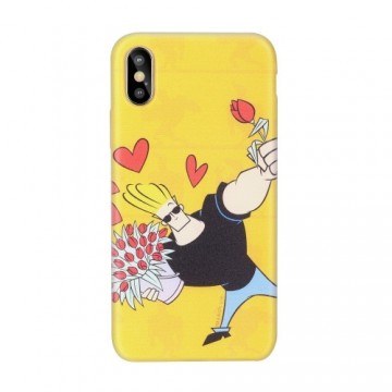 Cartoon Network Johnny Bravo Silicone Case for Apple iPhone X / XS Love