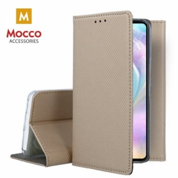 Mocco Smart Magnet Book Case Grāmatveida Maks Telefonam Samsung M205 Galaxy M20 Zeltains