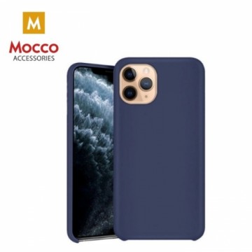 Mocco Ultra Slim Soft Matte 0.3 mm Matēts Silikona Apvalks Priekš Apple iPhone XS MAX Zils