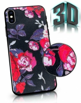 Mocco Flowers Back Case 3D чехол для Apple Iphone 7 / 8 Black