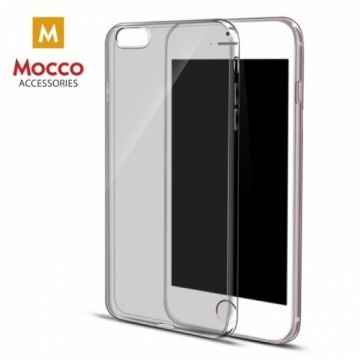 Mocco Ultra Back Case 0.3 mm Aizmugurējais Silikona Apvalks Priekš Huawei P8 Caurspīdīgs - Melns