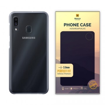 Mocco Original Clear Case 2mm Aizmugurējais Silikona Apvalks Priekš Samsung A305 Galaxy A30 Caurspīdīgs (EU Blister)