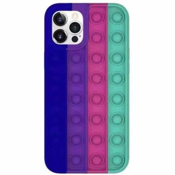 Mocco Bubble Case Aizmugurējais Antistresa Silikona Apvalks Priekš Apple iPhone 12 Pro Max