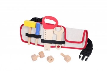 EcoToys toolbelt with wooden tools