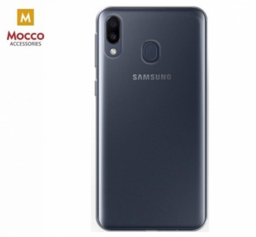 Mocco Ultra Back Case 1 mm Aizmugurējais Silikona Apvalks Priekš Samsung M205 Galaxy M20 Caurspīdīgs