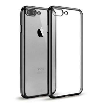 Mocco Electro Jelly Силиконовый чехол для Apple iPhone 6 / 6S Прозрачный - Черный