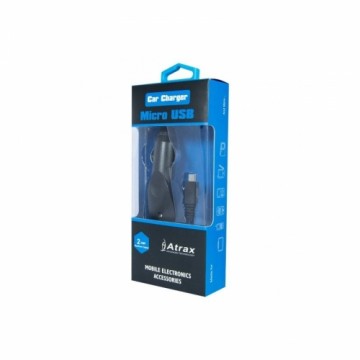 ATX Platinum Premium Car charger 12 / 24V / 1A + micro USB cable Black (Blue Blister)