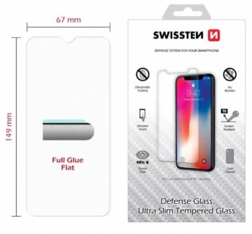 Swissten Ultra Slim Tempered Glass Premium 9H Защитное стекло Huawei Y6p