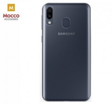 Mocco Ultra Back Case 0.3 mm Aizmugurējais Silikona Apvalks Priekš Samsung M205 Galaxy M20 Caurspīdīgs