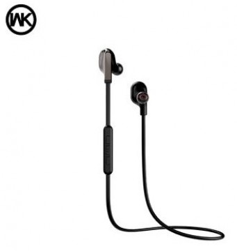 WK-Design Hi-Fi BD200 Премиум Bluetooth 4.2 / A2DP / HFP / HSP / AVRCP / Спортивные наушники черный